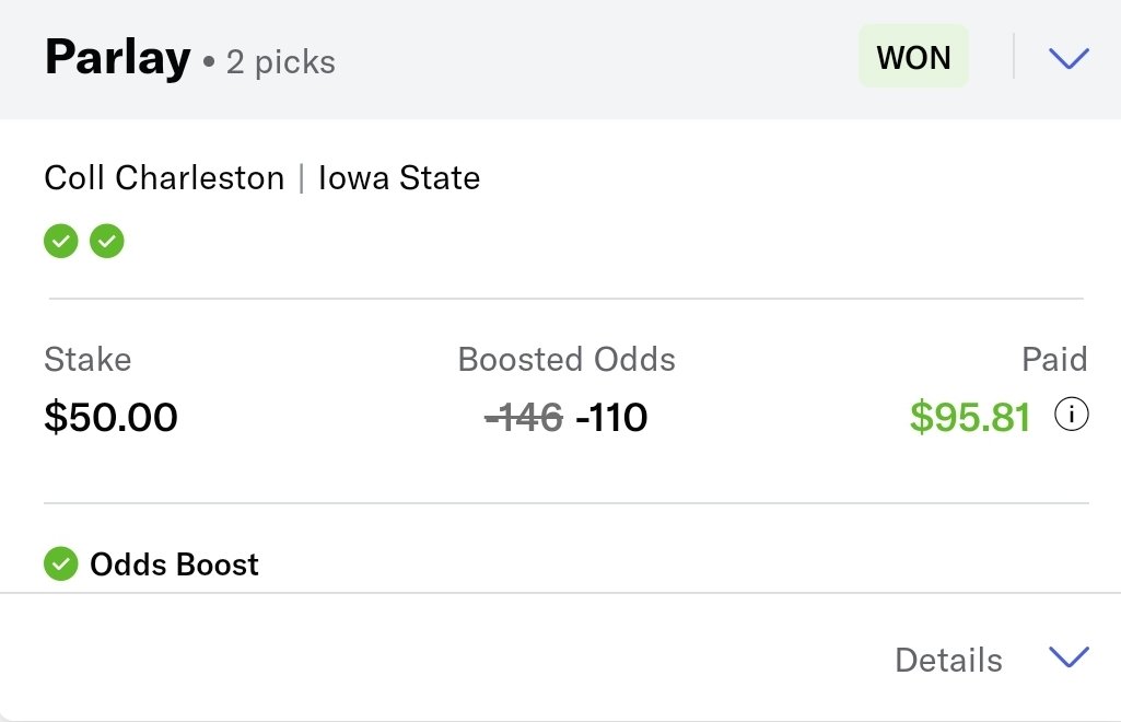 OneColdFish's tweet photo. @JimmySportPicks I missed the first one, so I'm playing catchup, but LFG!!! 👊 👊 https://t.co/ujsRumNwmI