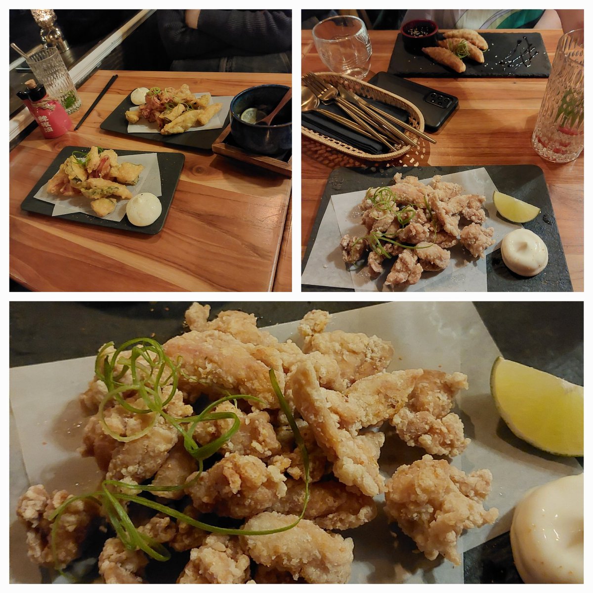 Varlet_'s tweet photo. Plauschen und Essen 🍹 heute mal in größerer Runde im Nomi an den Landungsbrücken in Hamburg. Wir waren insgesamt 8 Personen, aber es war total schön. Das Essen war auch sehr lecker 😋

#Hamburg #Landungsbrücke #nomi #japan #japanisch #japanese #japanesefood #sushi #essen https://t.co/ue0iVo3nbt
