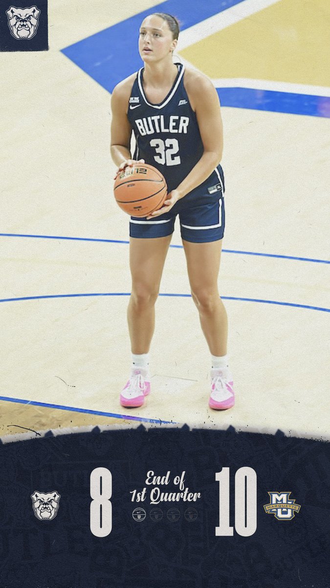 ButlerUWBB's tweet photo. Two point game at the Al McGuire Center https://t.co/Gqg4UsJU8I