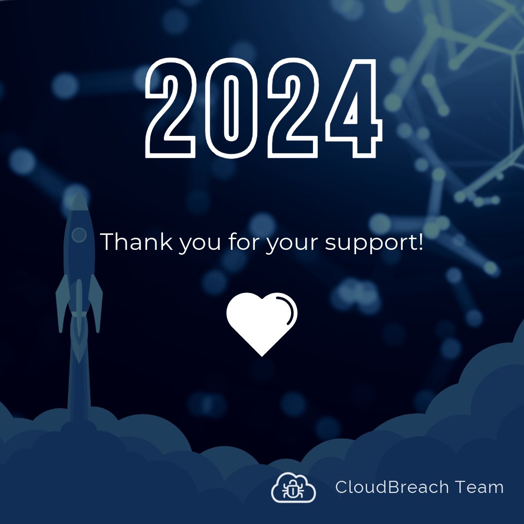 Cloud_Breach's tweet image. Wrapping up 2024 with gratitude for our amazing #cloudsecurity community! 🌩️ Highlights:
- 📽️ Enhanced #BreachingAWS &amp;amp; #BreachingAzure w/ video lessons
- 🖥️ New user-friendly portal
- 🎓 Student discounts launched
- ⚙️ Automated enrolment &amp;amp; exams
- 📈 5K LinkedIn followers +…