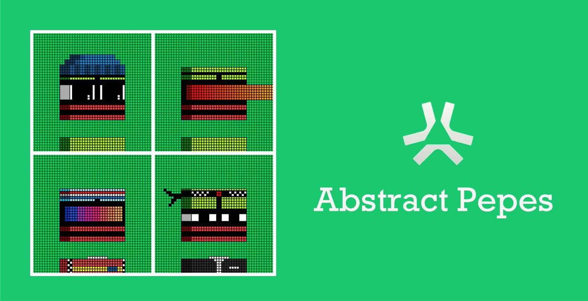 First PEPE on <a href="/AbstractChain/">Abstract</a> !

Giving away 3 GTD spots to @Abstract_Pepes by <a href="/gmhunterart/">Hun</a> !

Building NFT Culture on

1⃣ Follow <a href="/gmhunterart/">Hun</a> , <a href="/thejasich/">jasich.eth | collab manager</a> ,@Abstract_Pepes , <a href="/CONN3CTIVITY_/">CONN3CTIVITY</a>  

2⃣ LIKE, RT 

3⃣ TAG ALL YOUR FRENS! Comment EVM WALLET

48hrs ⏰