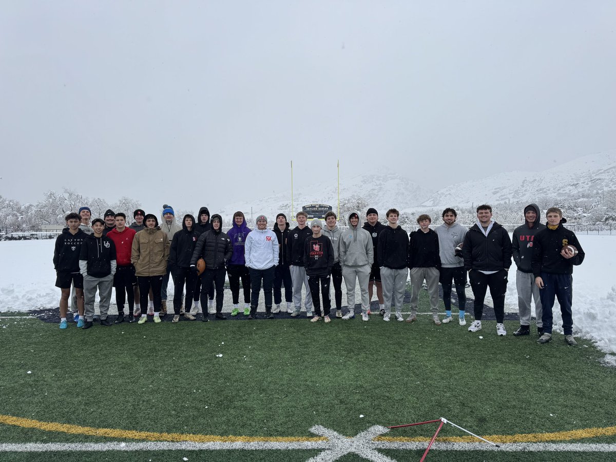 1FT of snow doesn’t stop these Utah kickers from getting better! These guys are prepped and ready to compete at the <a href="/Chris_Sailer/">Chris Sailer Kicking</a> Vegas National Event! #TeamSailer #RogueKicking