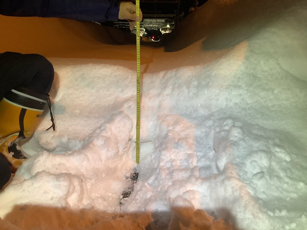 1/5の奥羽本線・弘前～新青森駅間は大雪の影響により運転を見合わせ