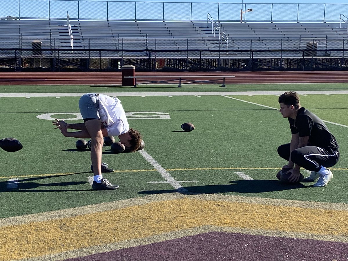 nolankohorst's tweet photo. Great to have some college guys out this morning to mentor the high school players https://t.co/UMvQBJIKSq