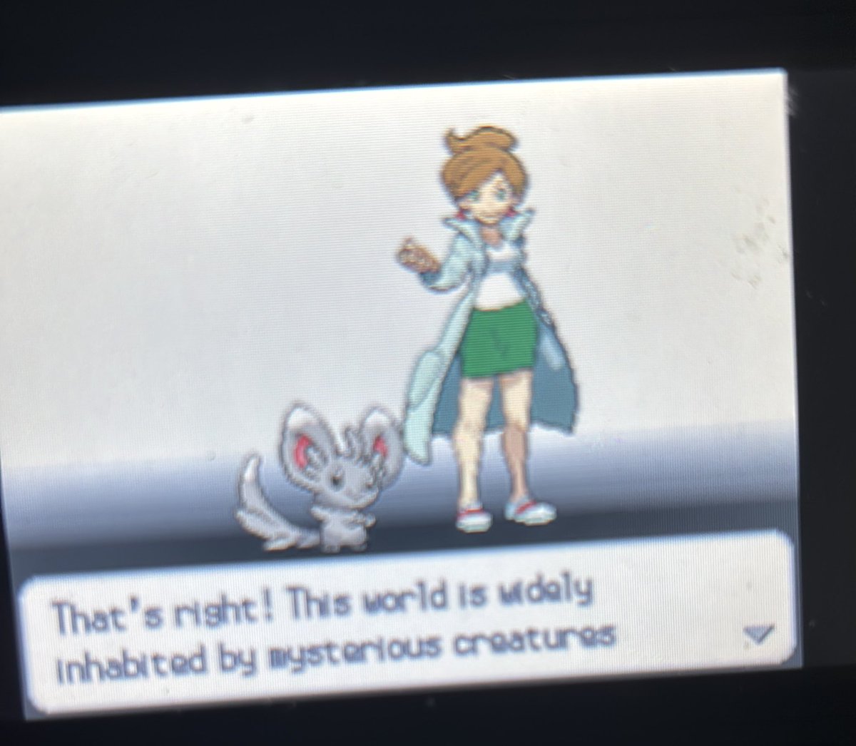 SeakingStu's tweet image. Resetting for Tepig and accidentally restarted the game and got this.. both thrilled and gutted at the same time. #shiny #uncatchable #pokemon #mincinno #shinypokemon #resets