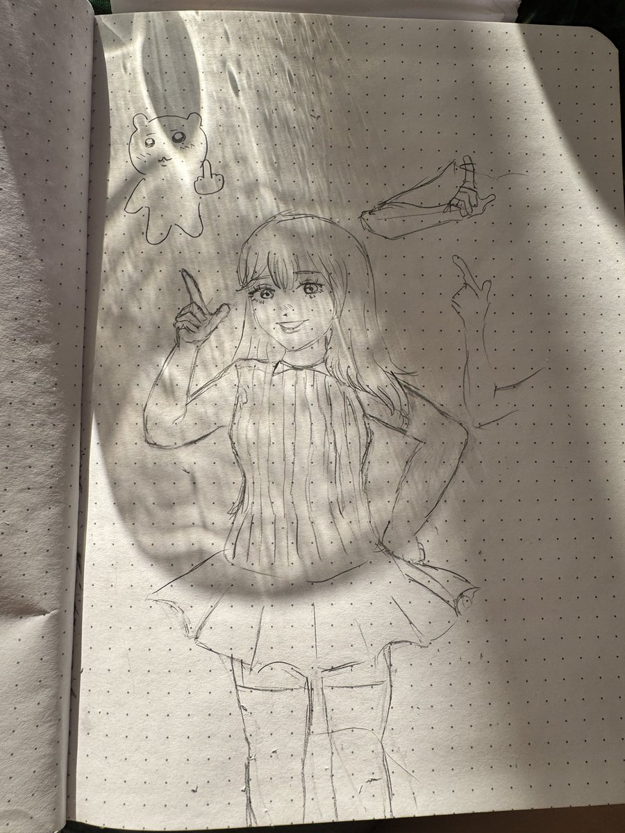 mirukettos's tweet image. doodling w @Momotexx ‘s help 😁