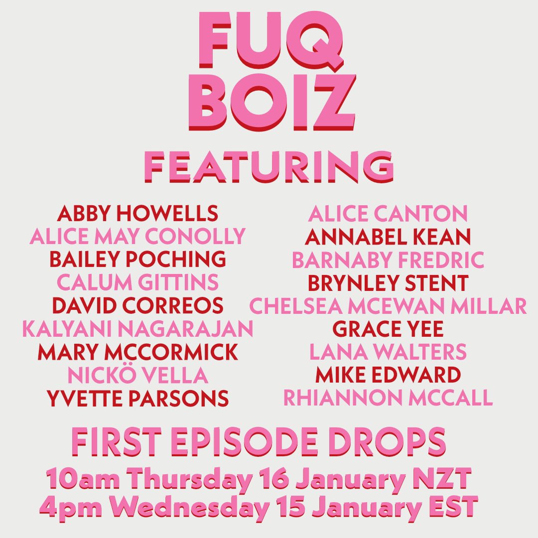 Introducing our ensemble cast. Look at all ‘em sexy names.