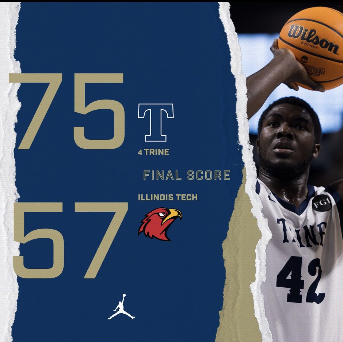 TrineThunderMBB's tweet photo. Final from the MTI. Emmanuel Megnanglo sets a school single-game record with 1️⃣1️⃣ (!!!!) blocks #10-1 https://t.co/lKU1MlPxxQ