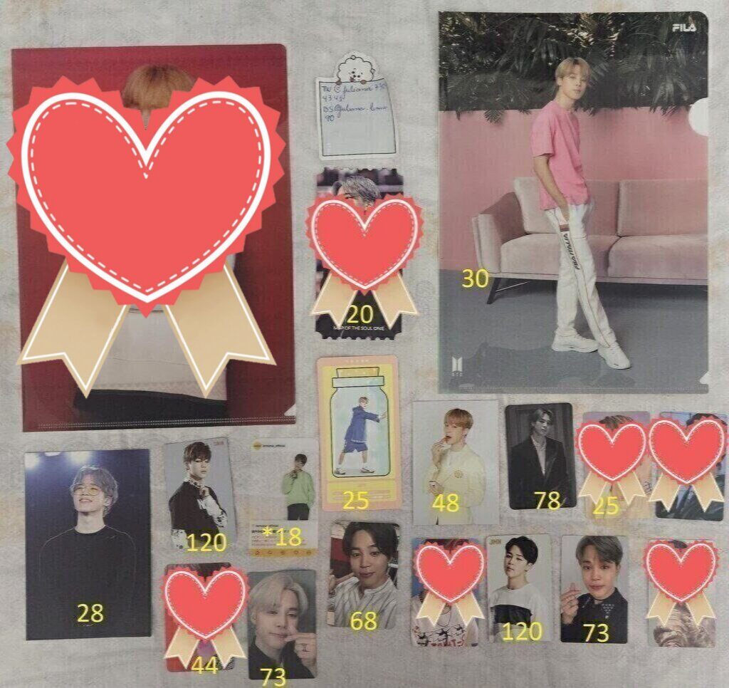 Venda BTS Jimin Oficial - Pronta entrega 
Valores sem frete (R$12 via modico,  com seguro) 
* -> com avaria 
Duvida, fotos e video via DM  
Venda somente via DM ou shoppe                                                       
shopee.com.br/juliana_esposi
