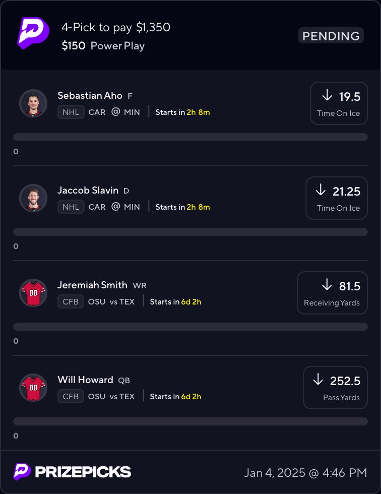 Prize Picks entry lets cash! If interested in tons of DFS value daily 👇👇👇
dubclub.win/af/afl-pja4t/