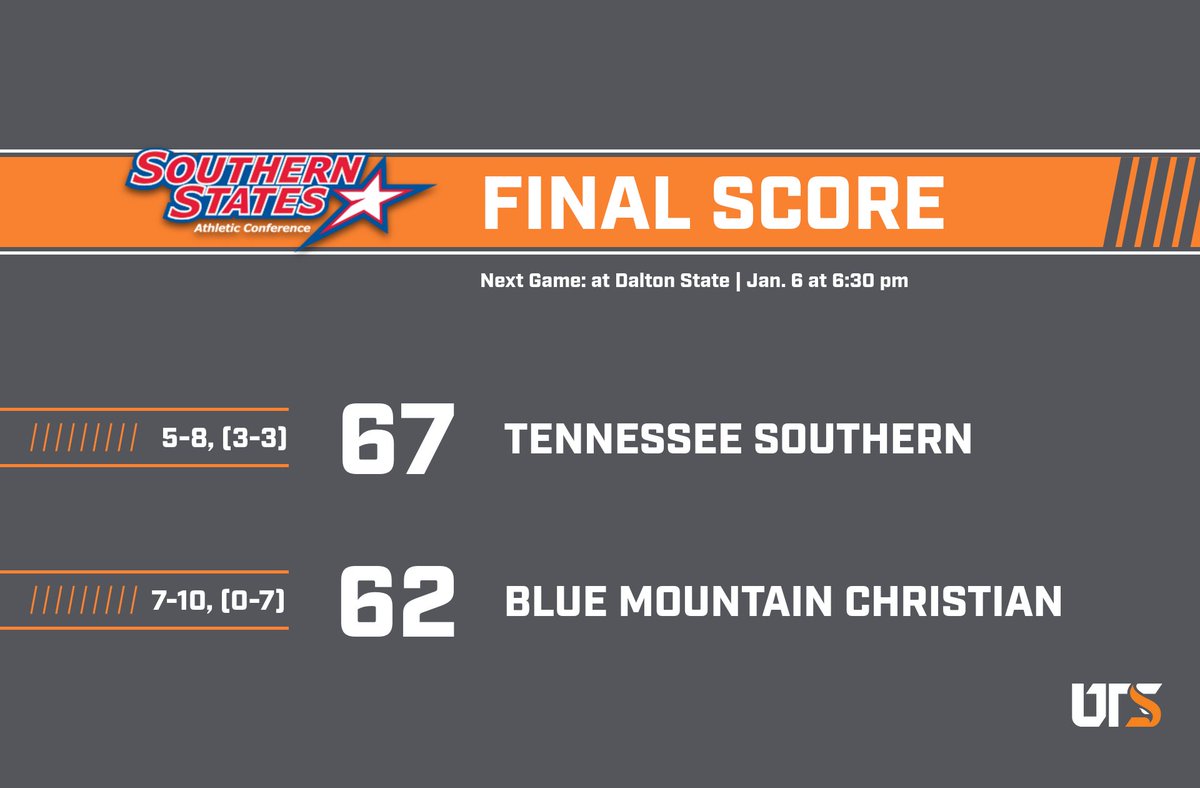 FINAL: Men's basketball comes from behind to knockoff Blue Mountain Christian. #gofirehawks