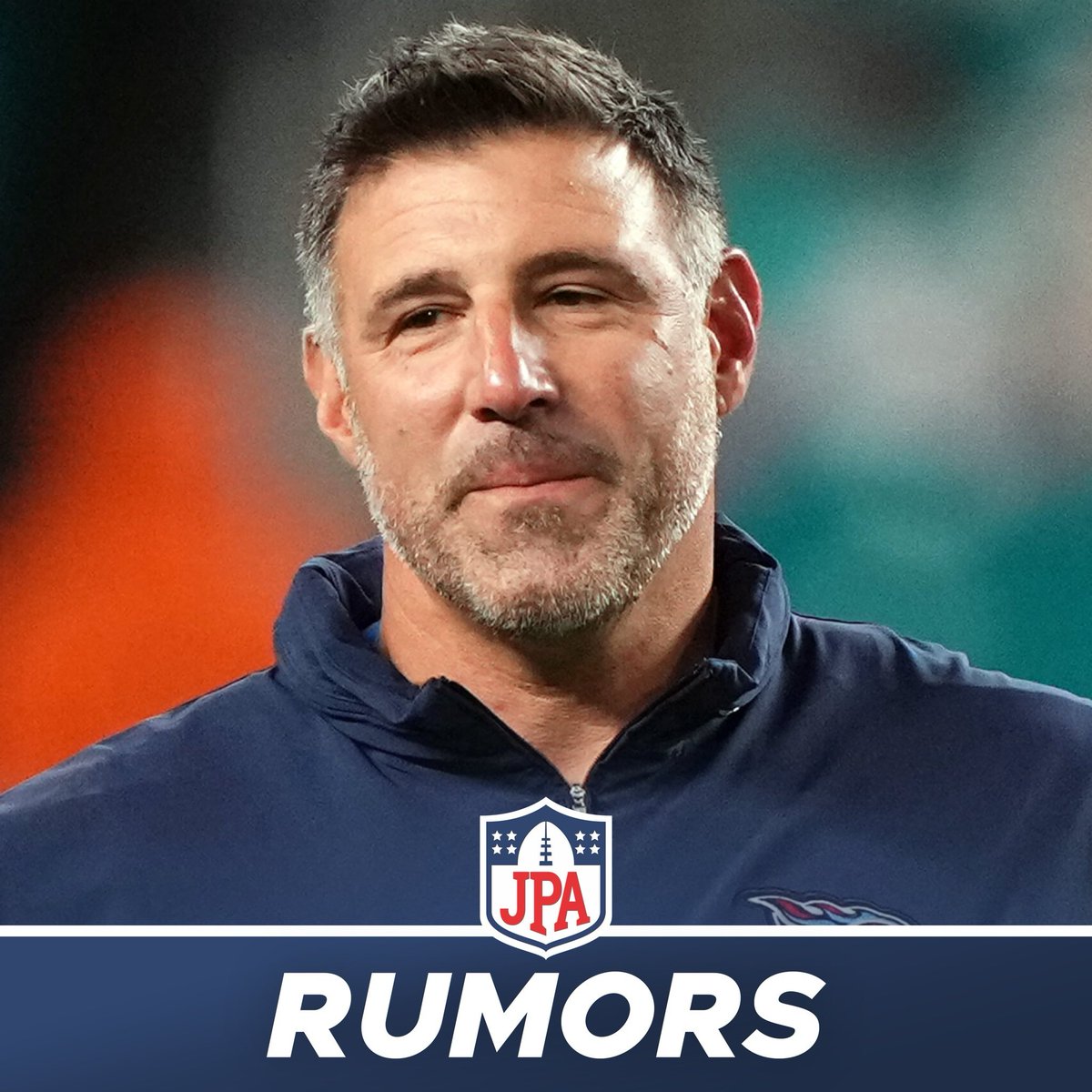 jasrifootball's tweet photo. 𝗥𝗘𝗣𝗢𝗥𝗧: There are some teams considering making a change at HC just because Mike Vrabel is available, per @JamesPalmerTV 

Vrabel is arguably the hottest HC candidate of this entire cycle. https://t.co/A07g4TtelM