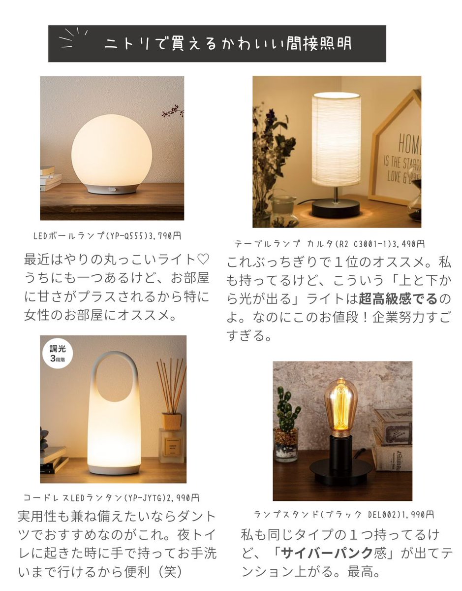 7畳しかない賃貸でも間接照明さえあれば超オシャレ部屋にできるので