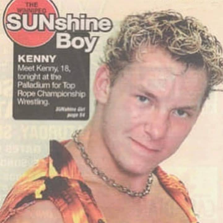 From my headlines.  Sunshine boy proves blond highlights and a fake chain will not turn your skin green