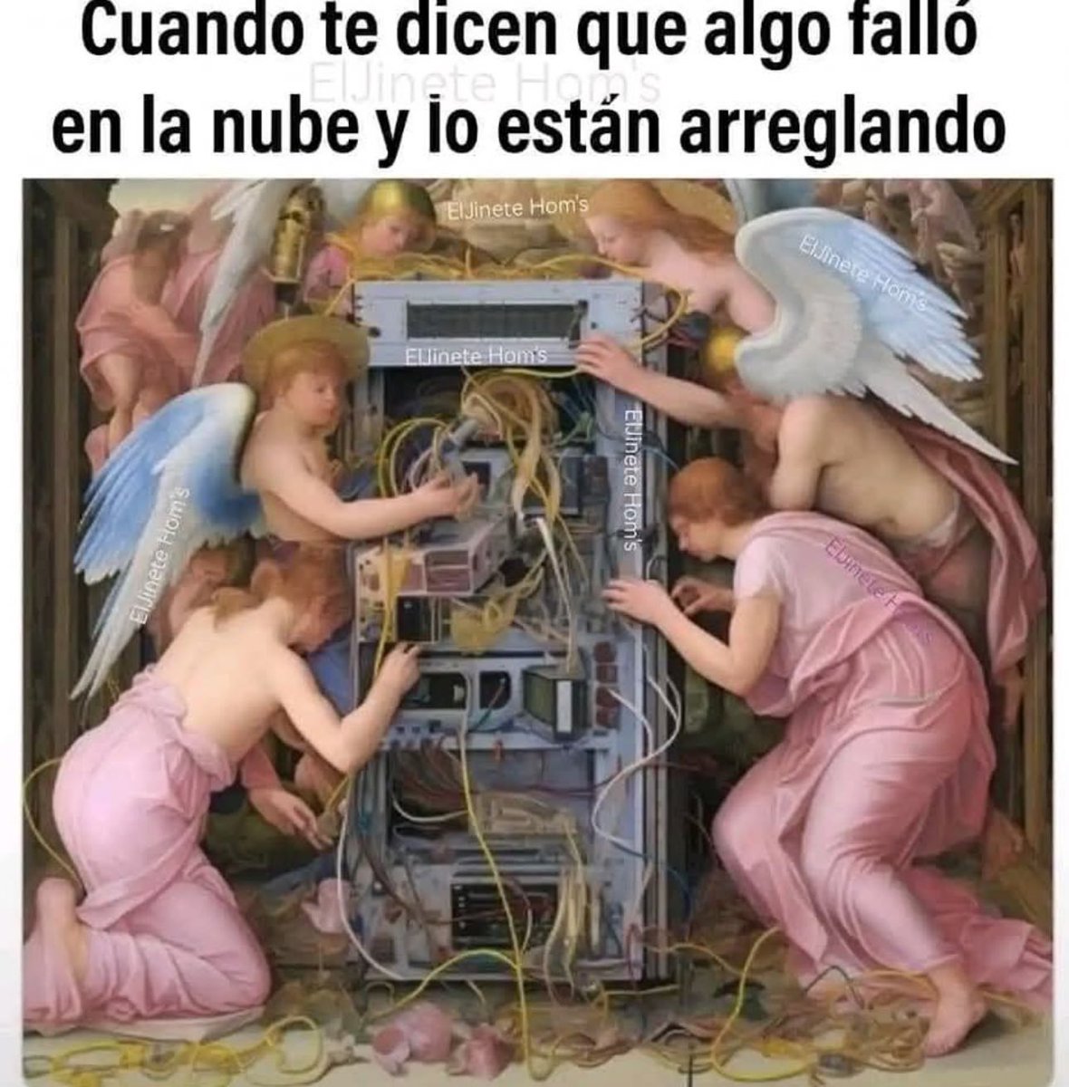 dariogarciam's tweet photo. Y que le dices a tus usuarios si eso se imaginan??? 🤪🤪🤪🤪 tech cloud migration https://t.co/08Y4uDX78p