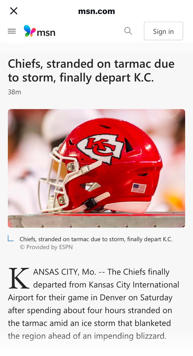 Kansas City Chiefs are on their way to Denver!  #GoChiefs #3peat #Chiefs #KCweather