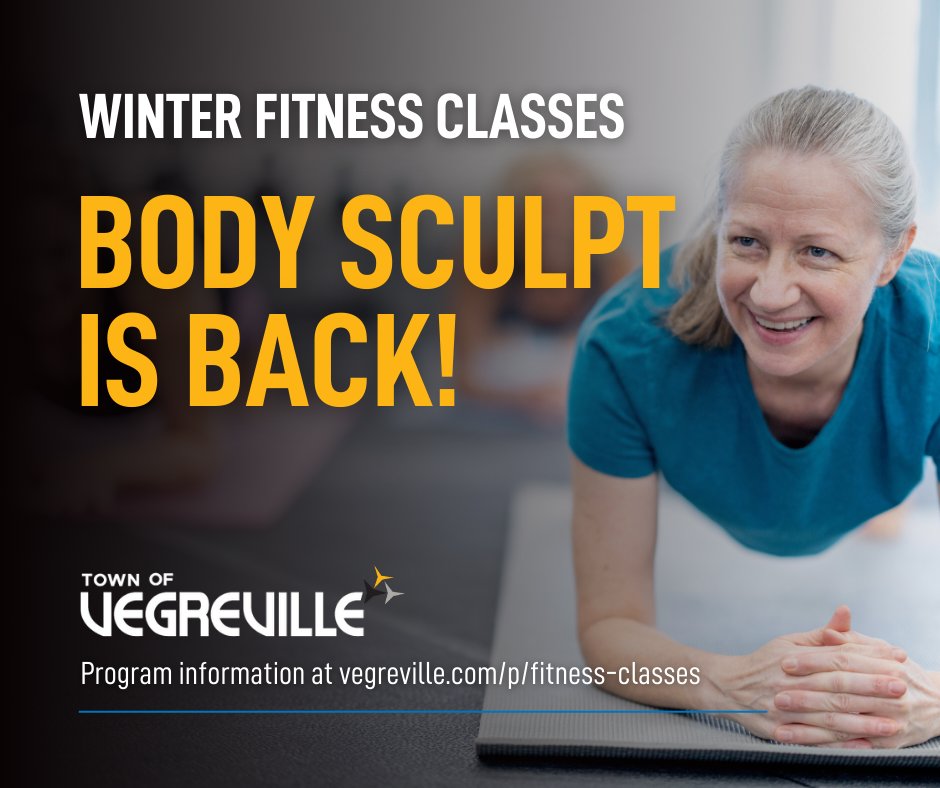 💪Transform your body with our Body Sculpt class! Focused on strength, toning, and sculpting every major muscle group, this class delivers lasting results all year. 

Find out more about this fitness class here: loom.ly/QMXQTXI

#Vegreville | #RoomToGrow