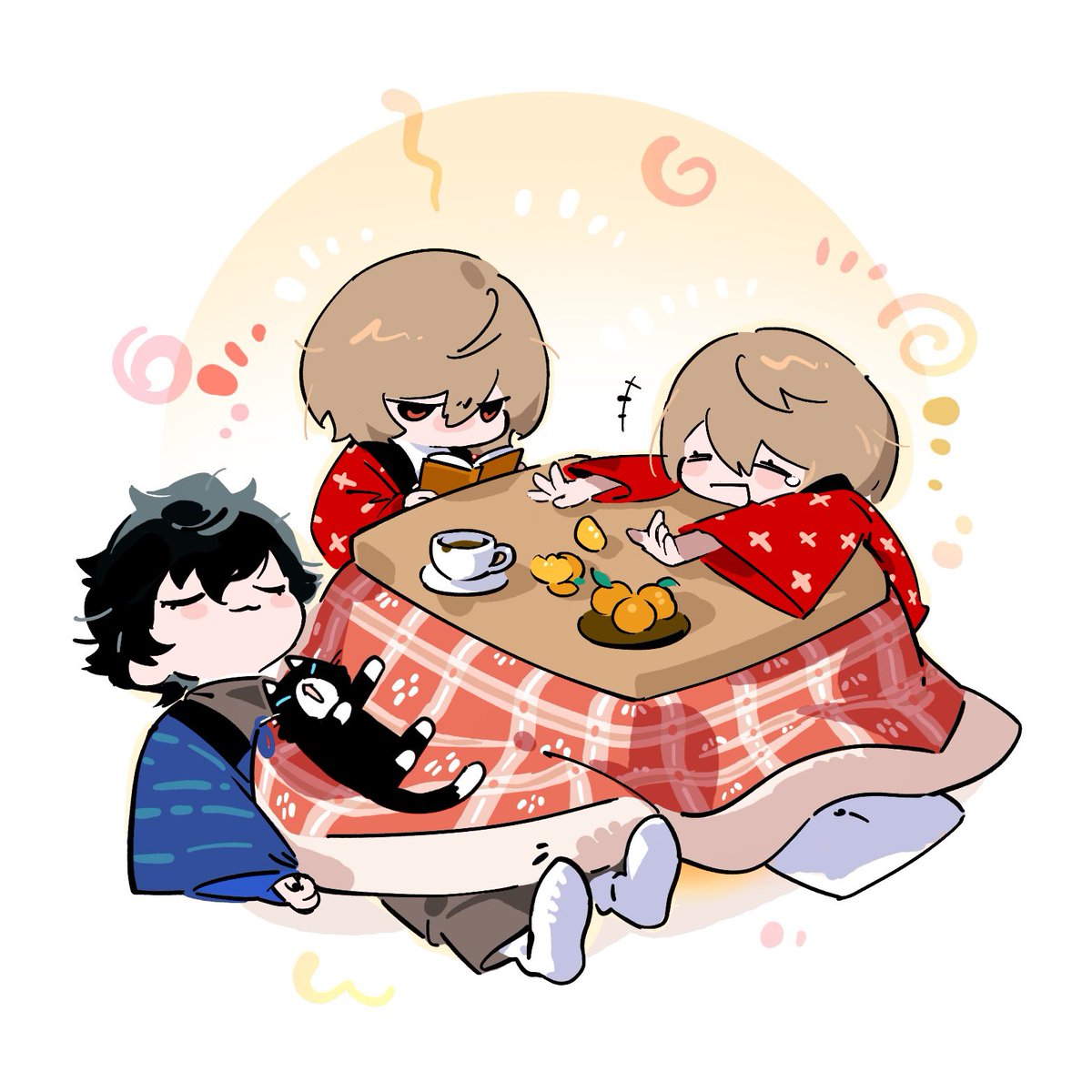 こたつでぽかぽか主明
(あけ二種類つき)
#p5r