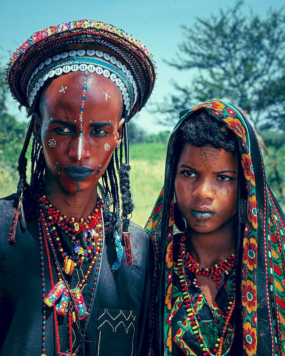 khaj_nat's tweet photo. Stunning Wodaabe couple || Chad 🇹🇩🫶🏾 https://t.co/7oCGuPZHRA