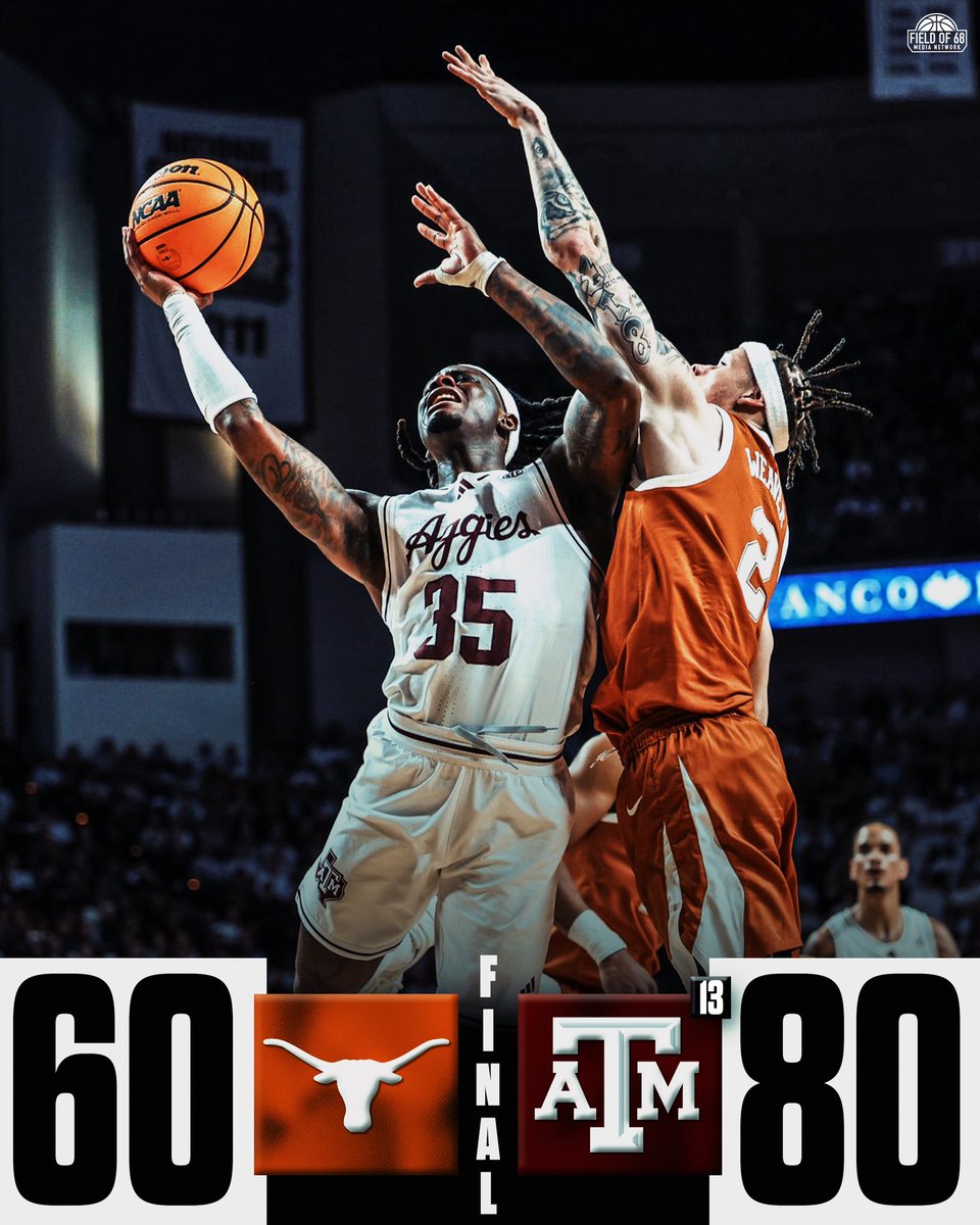 🚨<a href="/aggiembk/">Texas A&M Basketball</a> DESTROY TEXAS AT HOME🚨