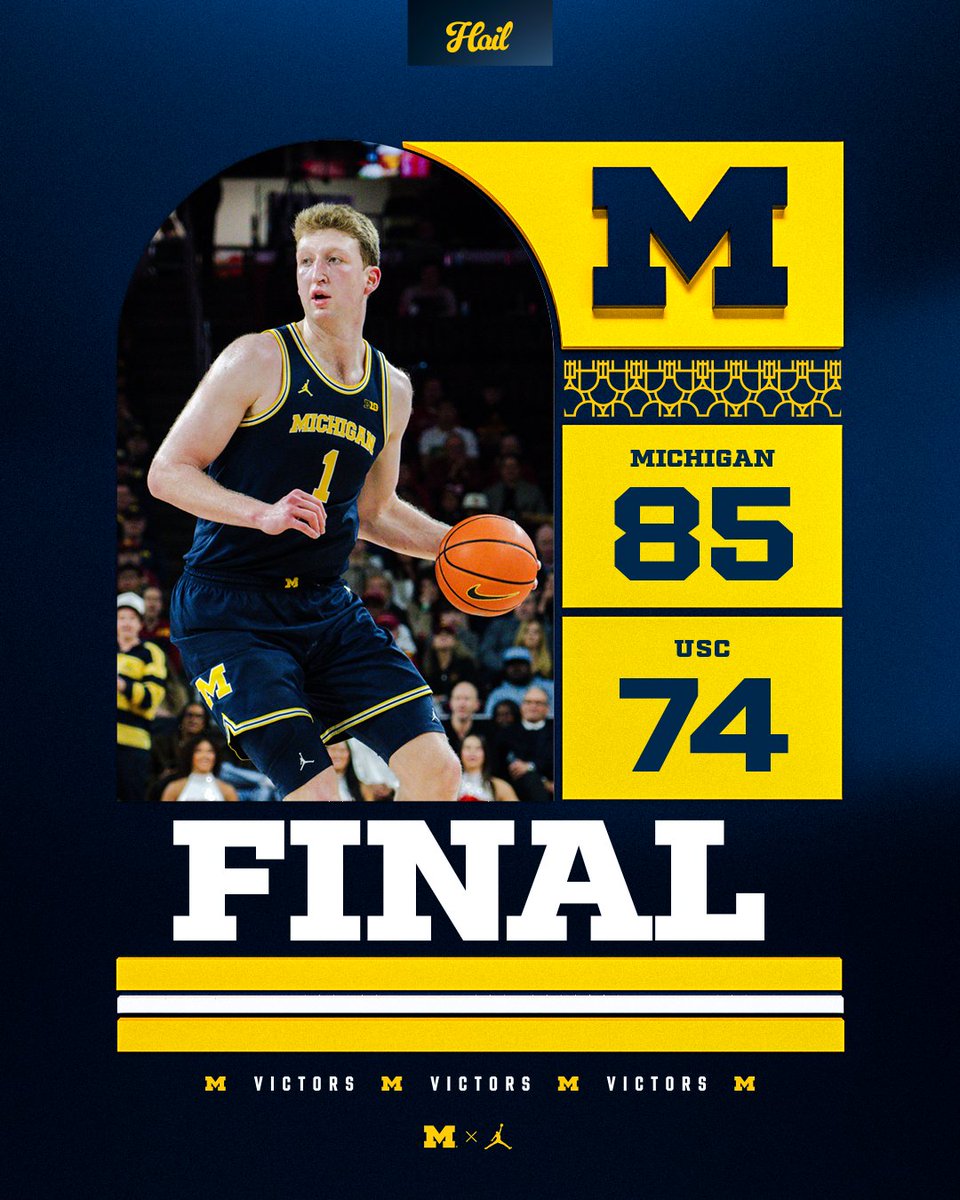 umichbball's tweet image. Today was a good day 🎶

Wolf: 21p | 13r | 9-12 FG
Donaldson: 16p | 6a | 4-6 3FG
Burnett: 16p | 3r | 4-7 FG

#GoBlue