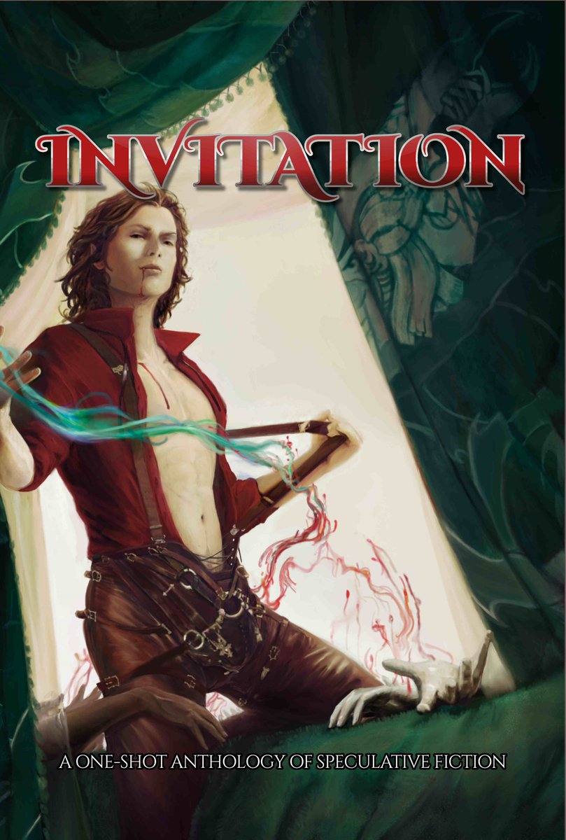 My poem "Cthulhu on the Shores of Osaka" is available in INVITATION, <a href="/tdotSpec/">tdotSpec</a>'s latest one-shot anthology. 31 works all written in a single day.

Ebook is free this weekend.
Canada: amazon.ca/Invitation-One…
US: amazon.com/gp/product/B0D…