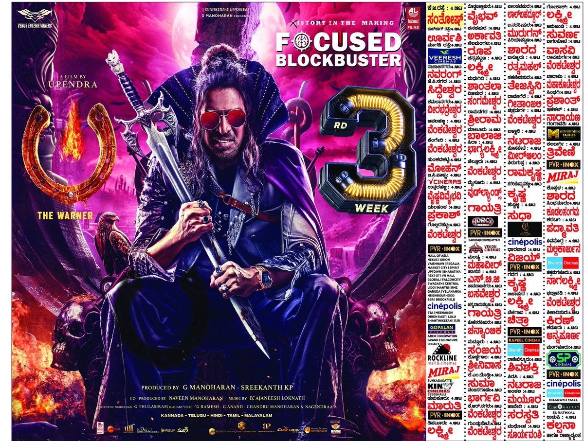 RajdhaniHaiklu's tweet image. ಮೂರನೇ ವಾರಕ್ಕೆ ಕಾಲಿಟ್ಟ #UI ಚಿತ್ರ

#FocusedBlockbusterUI
 
ನಿರ್ದೇಶನ #Upendra
ನಿರ್ಮಾಣ @kp_sreekanth &amp;amp; #LahariFilm

#AppuLivesOn #UITheMovie #UITheFilm #Reeshmananaiah #RajdhaniHaiklu