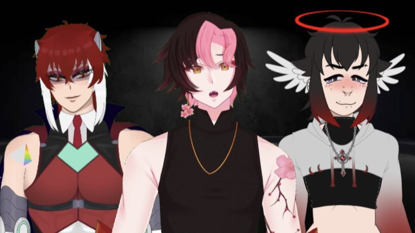 PRISMAVT's tweet image. Tonight @DroseraVT and @s3raphim_uriel will be having the first collab with our newest member, @SujaDredear! We promise we won’t tease him… too much! ;^)
Tune into Drosera’s channel tonight at 12 am EST/9 pm PST!