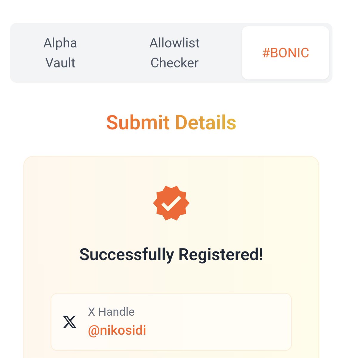So, I'm supposed to Tag <a href="/iamkadense/">Kadense Pengu°❗️❗️❗️</a> whenever posting something about #BONIC

Okay 😄