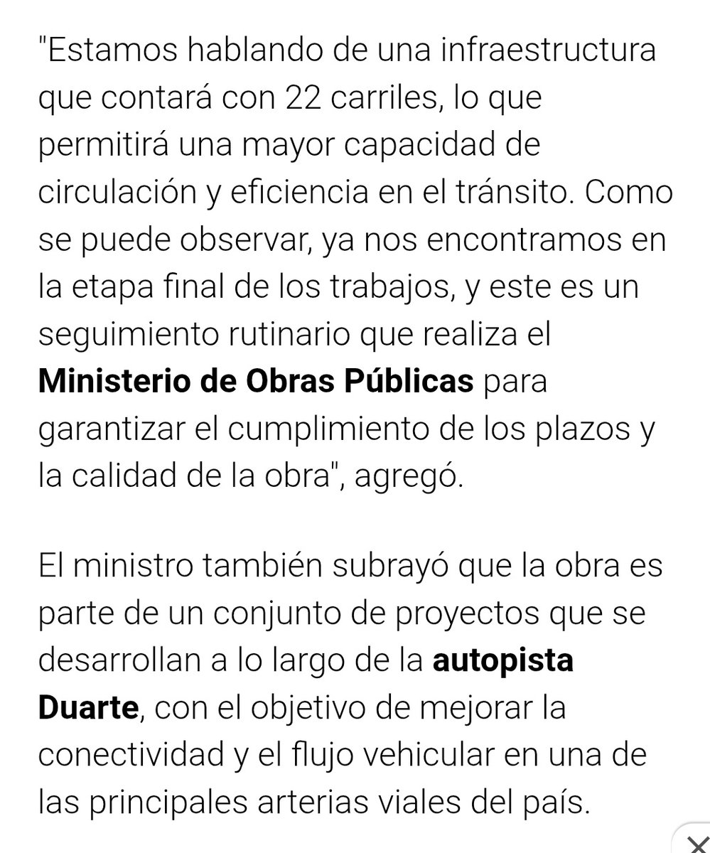 FedericoJovine's tweet photo. Atencion presidente  @luisabinader 

Hoy, 04 de enero de 2025, el ministro @DeligneAB supervisó los trabajos del nuevo peaje de la Autopista Duarte, como parte de un "seguimiento rutinario [...] para garantizar cumplimiento de plazos...", pero resulta que el 06 de febrero de 2024, ese mismo ministerio había dicho que dichos trabajos estarían listos en abril de ese año (hace siete meses).

Como los lambones a sueldo se ofenden si se les dice la verdad, me limito a mencionar datos y proveer la fuente, y que cada quien juzgue según su masa encefálica o intereses económicos comprometidos.

Por cierto, ¿el @RDMOPC le va a echar también la culpa de este retraso a la empresa que construye el km 9?