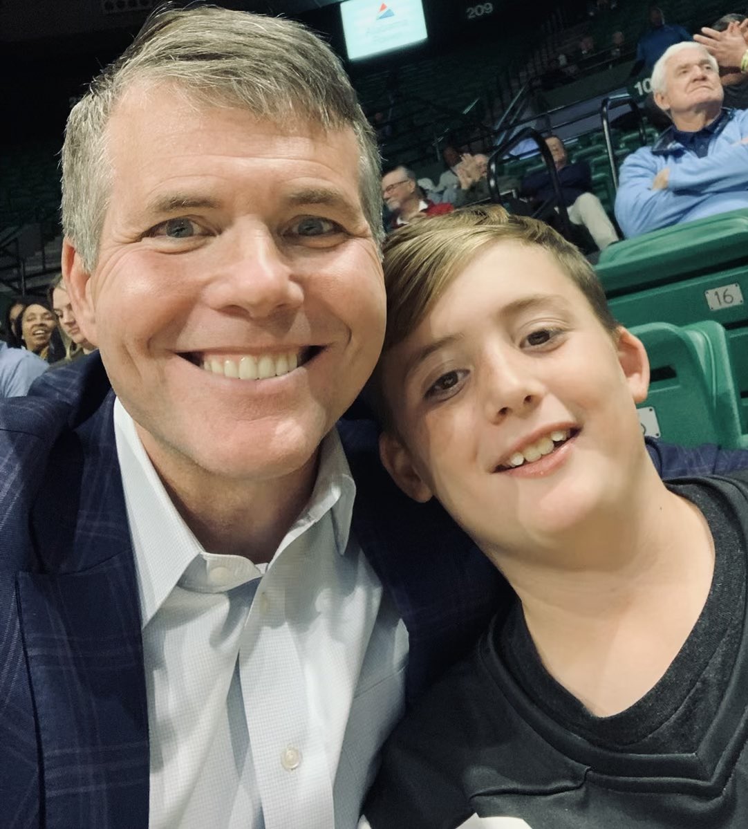 WaltMaddox's tweet image. Had a blast with Eli going to see our @UAB_MBB at Bartow. After the game, look who we ran into - @spann