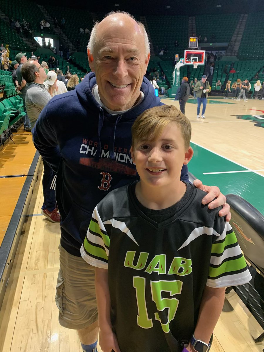 WaltMaddox's tweet image. Had a blast with Eli going to see our @UAB_MBB at Bartow. After the game, look who we ran into - @spann
