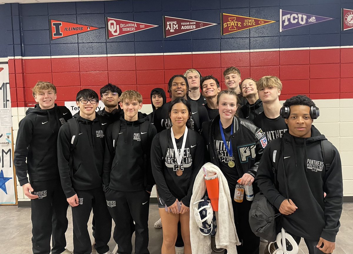 Panthers showed grit and heart battling all weekend long at Grapevine Duals. And congrats to CC (1st) and Ava (3rd) for placing at the Fillies Stampede tournament!!! #pantherwrestling