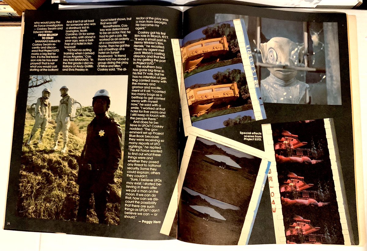 MHuntington7's tweet photo. Far out! Recently collected “Bananas” magazine from 1978! Project U.F.O.! 🛸🇺🇸📺 Dig those crazy aliens &amp; crafts! 👽 I have advertising photo slides for many of these images! #UFOs #ProjectUFO #UFOTwitter #UFOX #UFOCulture #UFOLibrary #UFOHistory #Ufology #BananasMagazine https://t.co/brzwSvt5IY