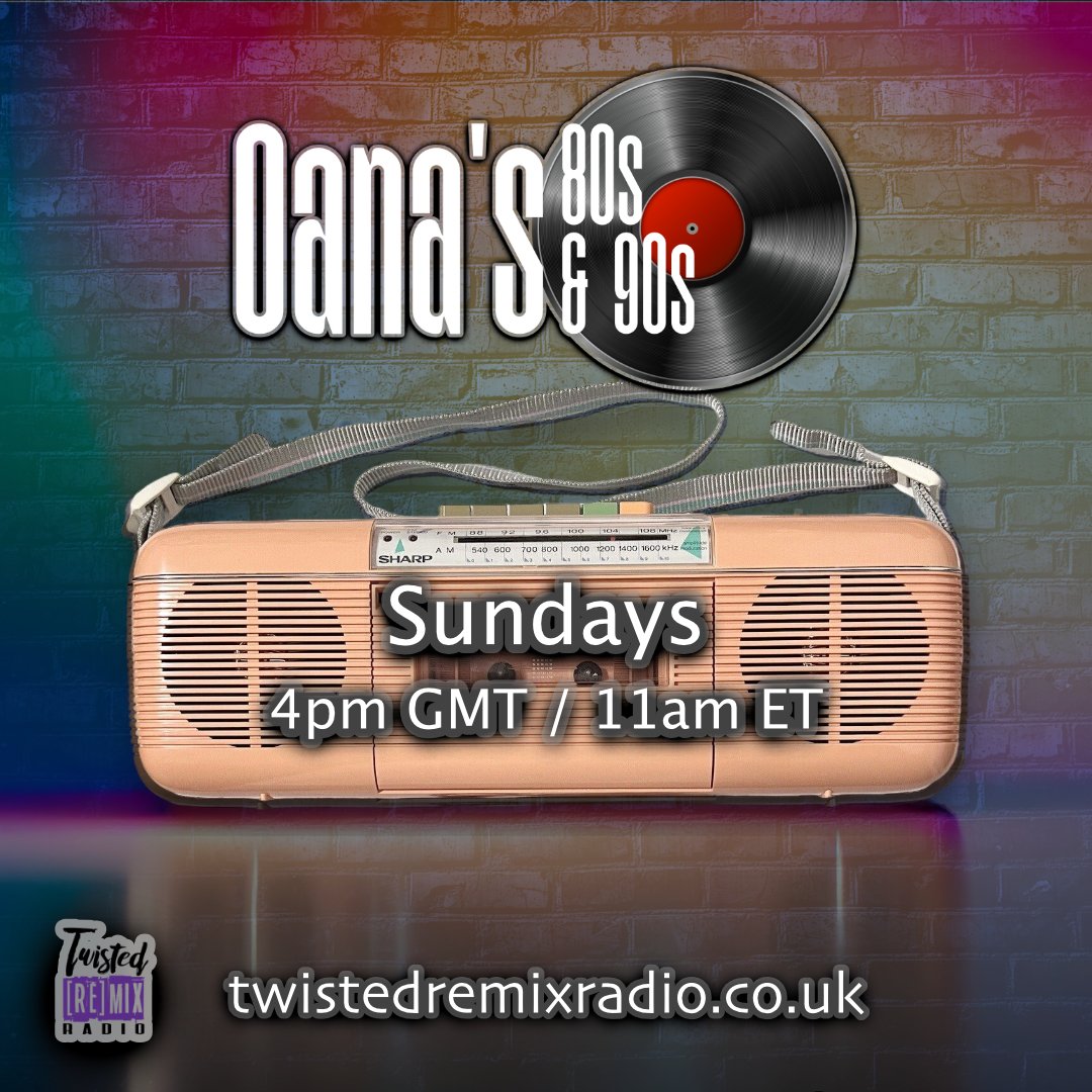 TwistRemixRadio's tweet photo. 🌟 Oana’s Legacy Lives On – Every Sunday 🌟

Starting Sunday, 12 Jan, we’ll reair all of Oana’s shows weekly on #TwistedREMixRadio. 🎶
📅 Every Sunday
🕓 4 PM GMT | 11 AM ET
📻 Listen live: https://t.co/XH8jL40xu6
Celebrate her love for music and unforgettable spirit. 💖 https://t.co/EYiDSa8pPx