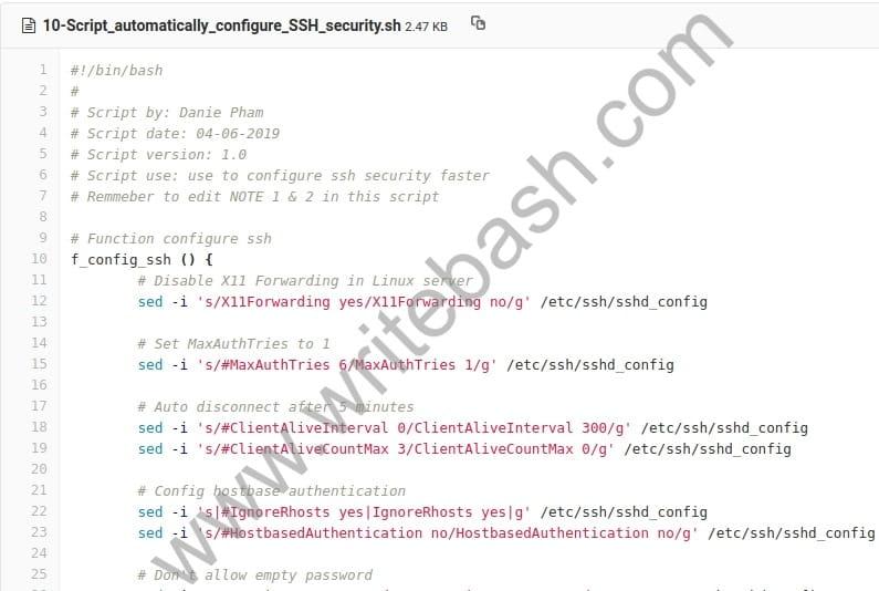 devopslite's tweet image. Script automatically configure SSH security
devopslite.com/script-automat…
#automaticscript #script #ssh