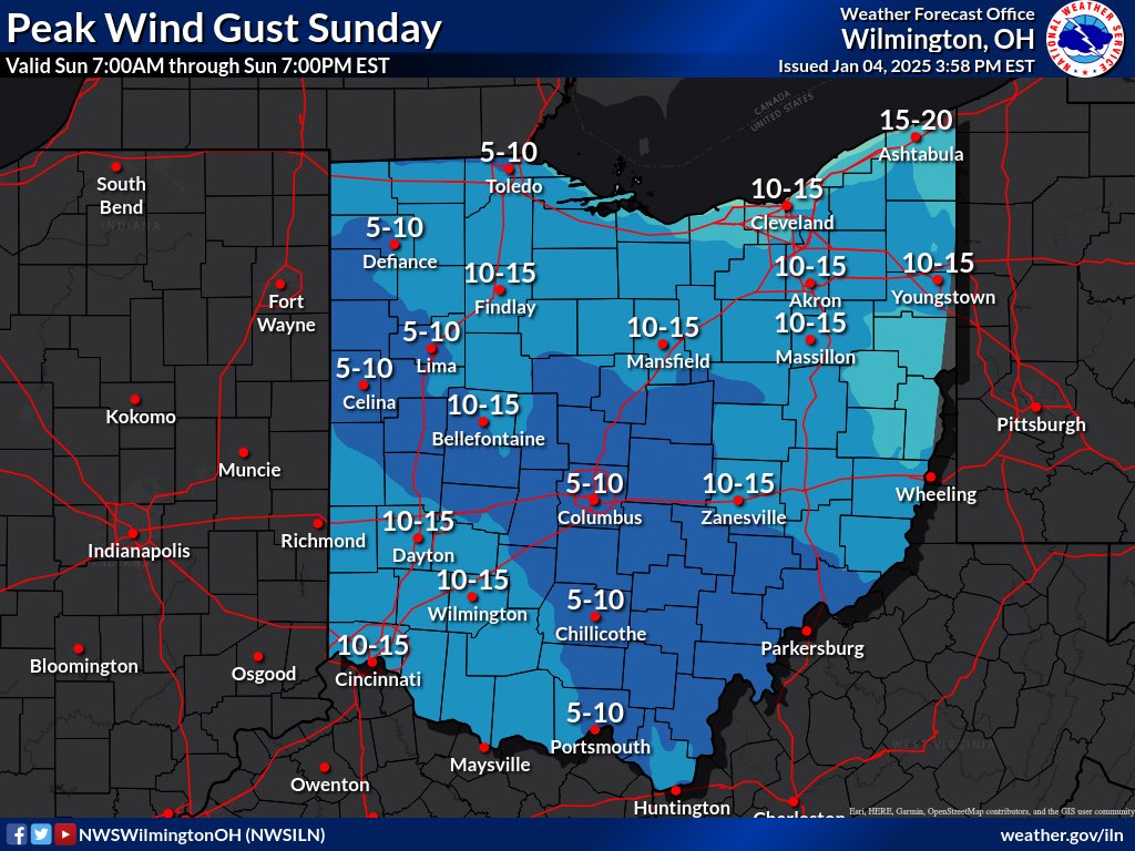 Ohio Dept of Transportation (@odot_statewide) on Twitter photo And you guys thought this winter was just gonna be rain.
The <a href="/NWS/">National Weather Service</a> forecast calls for heavy snow and possible ice, plus high winds on Sunday and Monday. It's going to be messy—plan ahead using #OHGO and give us room to work. We WILL be out. #ODOTwinter And you guys thought this winter was just gonna be rain.
The <a href="/NWS/">National Weather Service</a> forecast calls for heavy snow and possible ice, plus high winds on Sunday and Monday. It's going to be messy—plan ahead using #OHGO and give us room to work. We WILL be out. #ODOTwinter