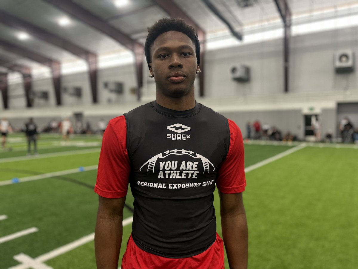 Brandon Howard (@bhoward_11) on Twitter photo Mansfield (Tex.) HS 2027 DB Isaiah Udom (<a href="/isaiahudom1/">ISAIAH UDOM</a>)
Udom is a competitor to start, along w/his fierce competitive nature the sophomore prospect has already earned offers from #Baylor, #Houston & #UNT
The long, rangy DB should load up on offers before the end of the year Mansfield (Tex.) HS 2027 DB Isaiah Udom (<a href="/isaiahudom1/">ISAIAH UDOM</a>)
Udom is a competitor to start, along w/his fierce competitive nature the sophomore prospect has already earned offers from #Baylor, #Houston & #UNT
The long, rangy DB should load up on offers before the end of the year