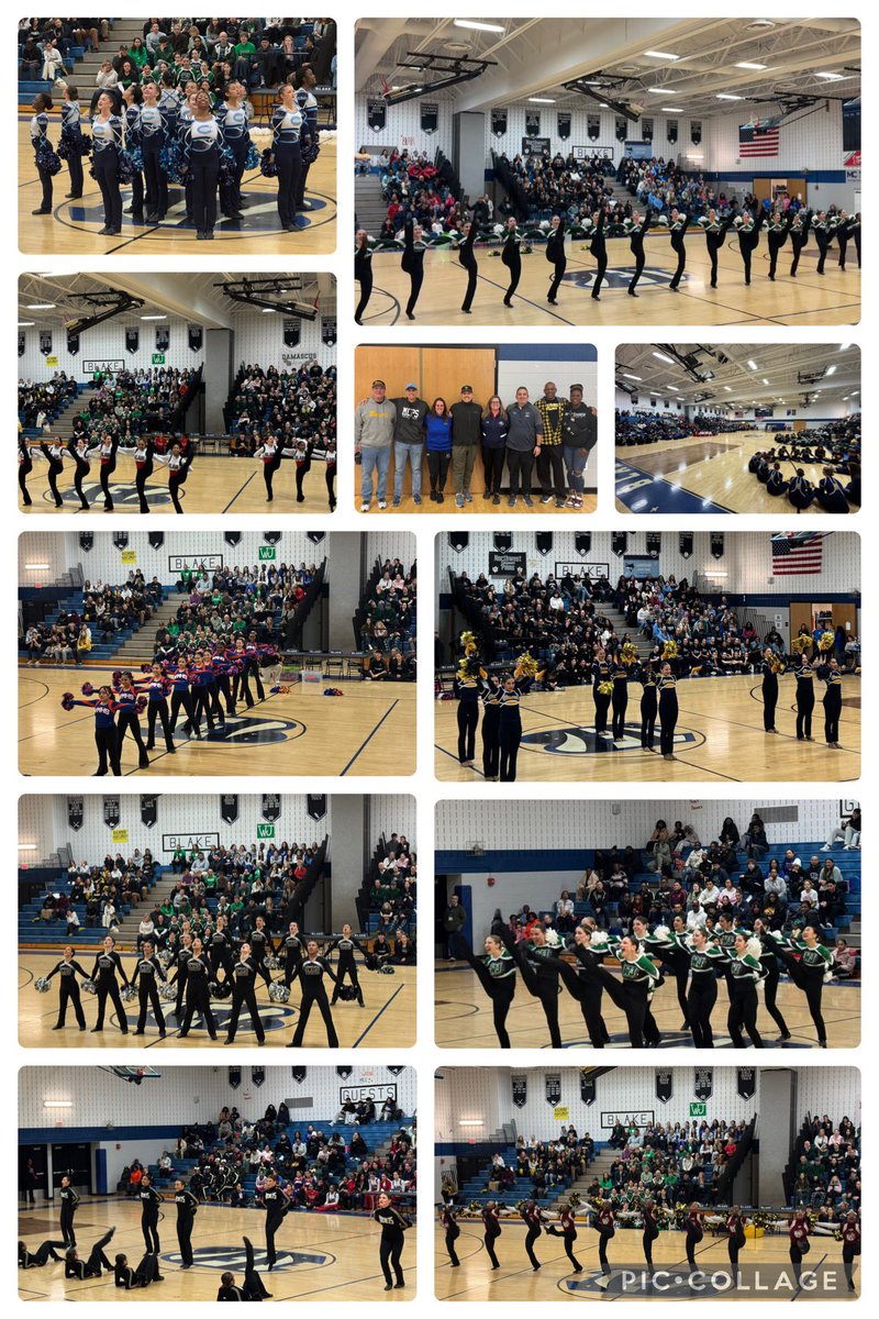Some incredible routines to start the poms invitationals leading up to the <a href="/MCPS/">MCPS</a> Championship Competition on February 1st! Thank you <a href="/BlakeAthletics/">Blake Athletics</a> for hosting &amp; to all the volunteers and workers who make the magic happen for our student-athletes! #WeRAISE #SpiritedCompetition