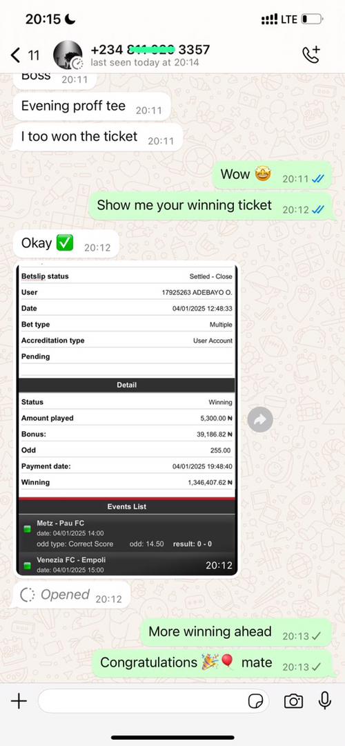 Message me now 
To get sure code 
Payment after winning 
08108692098
08108692098