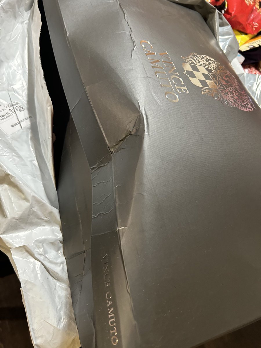 WTH <a href="/Nordstrom/">Nordstrom</a> you couldn’t spare to splurge on a real box/packaging so my boots didn’t get knocked around in transit?! So pissed at your disregard. How should I store my boots?! If I were <a href="/VinceCamuto/">Vince Camuto</a> I would be pissed how you package their products. #yousuck #moreandmore