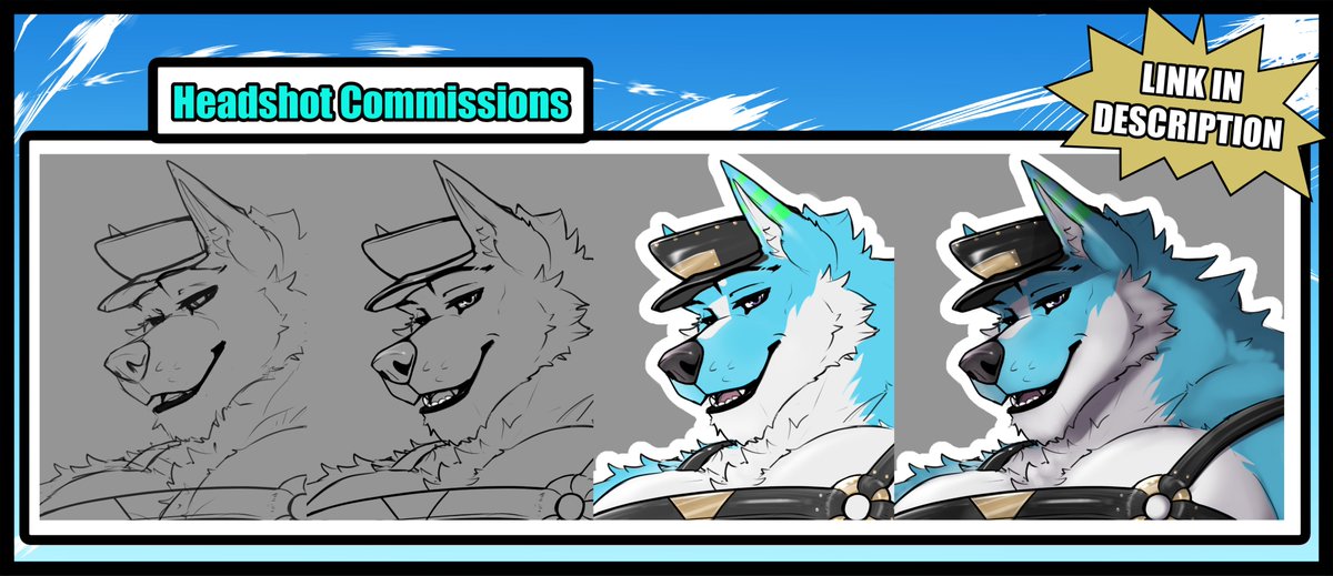 Frostbone's tweet photo. The time has come! I have some free time so thought I might give this a try 🐺 

Full commissions will come later but for now I wanna give these a try 😀 Ill be picking a few for this batch and do more at a later time. All the info in the Google Doc. 

Link in the comments. 🐺 https://t.co/ONn5huI875