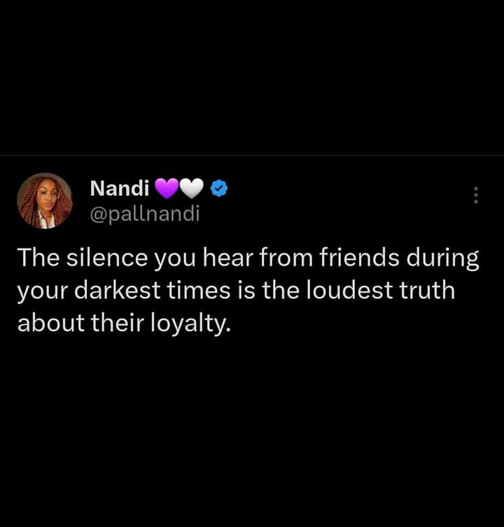 “Umm! This speaks volumes. That said, I don’t hold anyone in contempt because I don’t know what they might be going through. However, I deeply respect those who, despite facing their own personal struggles, still find the strength to support a relative or friend during their …