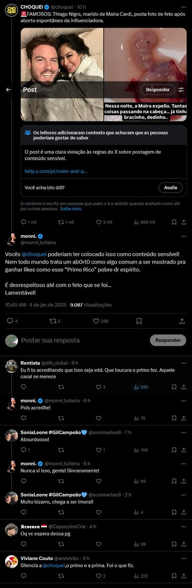 anarquistaaa's tweet photo. @ericfolmos @RodrigoJoswebe1 @choquei é, mas as vezes o adm da página "esquece". nesta postagem mesmo há pessoas (a favor e contra o aborto) criticando a pagina por ñ ter colocado como conteúdo sensível. então o seu primeiro tweet ñ é um deboche com lógica 🤷‍♂️ https://t.co/bF1M3ECNkk