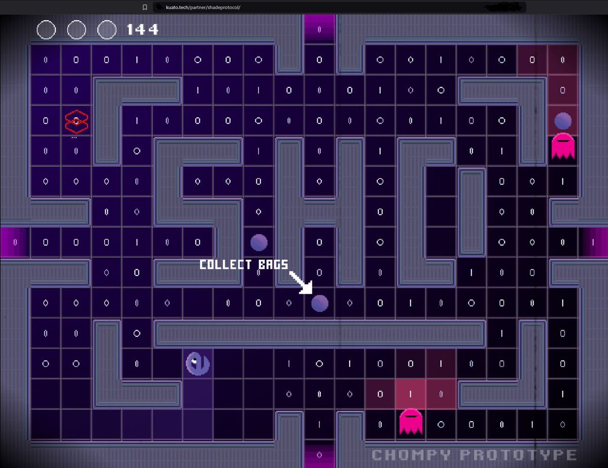 HeinzFicti0n's tweet photo. ๐จ Exciting news! ๐จ Playing the #ChompyTheGame Prototype by Team Kuato is now part of the @shade_protocol eShade Zealy #airdrop campaign! ๐ฎ
๐ช Join the campaign and earn rewards in $eSHD: https://t.co/cYyws4zXmN
#BlockchainGaming #kuato #shadeprotocol https://t.co/QKxHZ3ihA7
