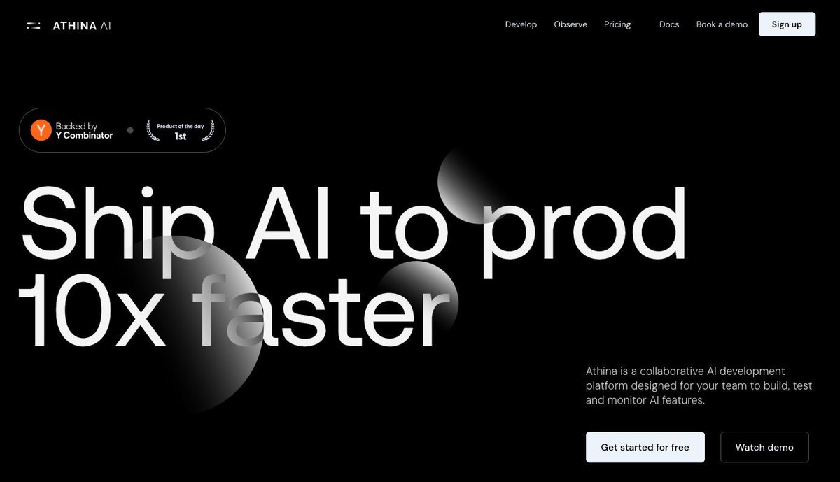 0xhbam's tweet image. Keep your AI projects on track. Athina IDE enables rapid testing and deployment with tools tailored for dev teams. Discover more: buff.ly/4fyUwWF #AIProductManagement