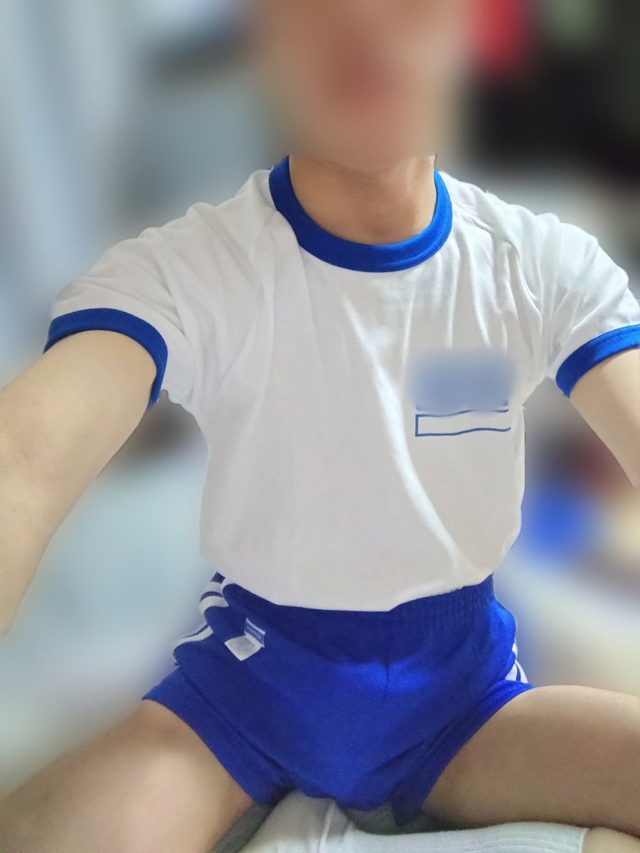 爽やかな花紺！✌️
#体操服 #短パン #ユニフェチ
