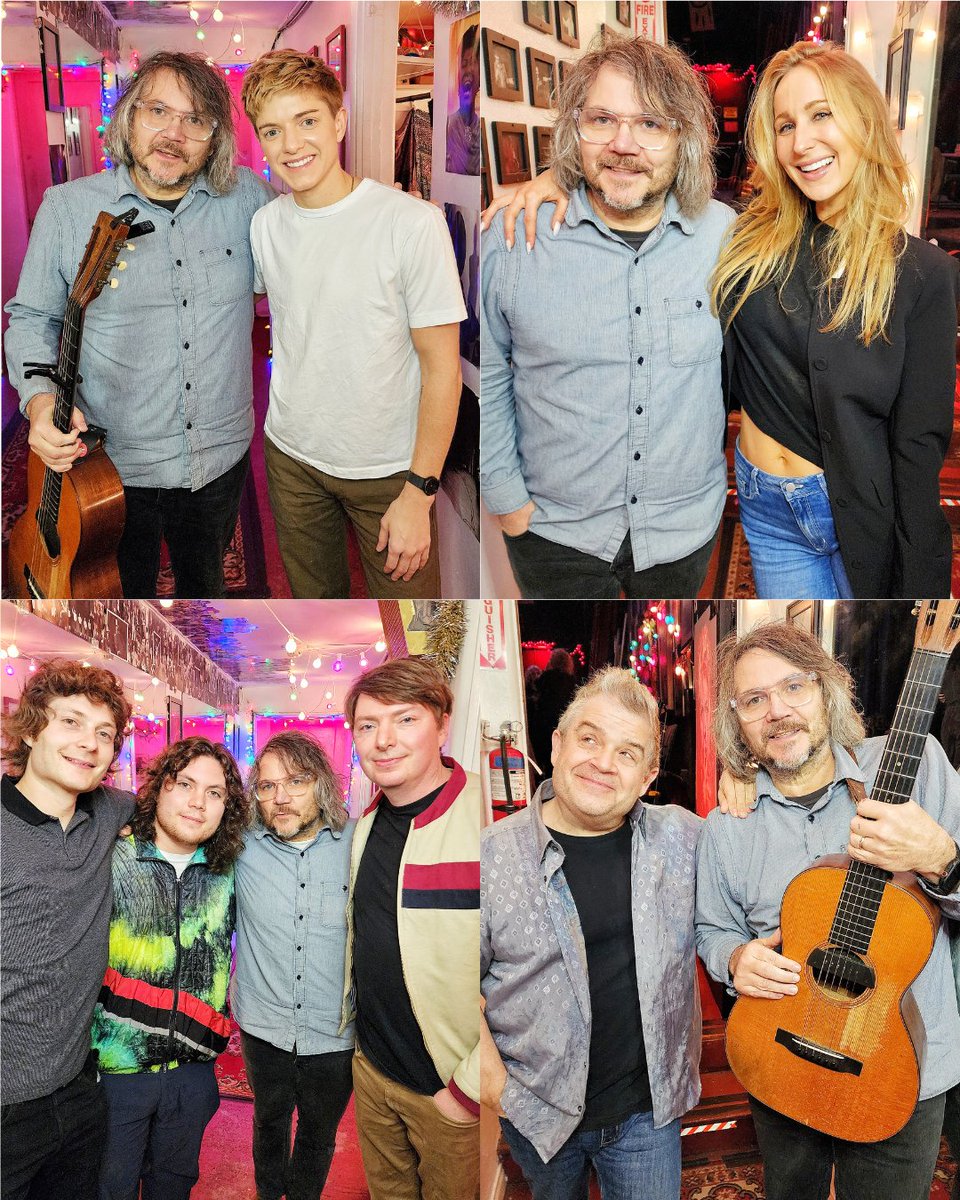 Jeff Tweedy (@jefftweedy) on Twitter photo The best way to end/start any year. Thank you Largo and a special thanks to the opening comics @themaemartin, @nikkiglaser, <a href="/MikeOBrienXOXO/">Mike O'Brien</a> & <a href="/pattonoswalt/">Patton Oswalt</a> 🥰 The best way to end/start any year. Thank you Largo and a special thanks to the opening comics @themaemartin, @nikkiglaser, <a href="/MikeOBrienXOXO/">Mike O'Brien</a> & <a href="/pattonoswalt/">Patton Oswalt</a> 🥰