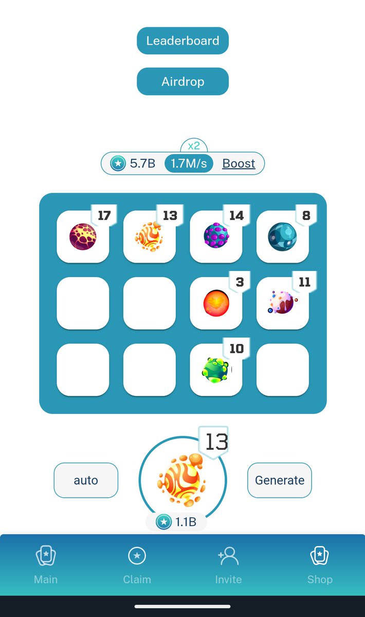 nftmintagram's tweet photo. 🌟 Mintagram's New Version is Live! 🌟  

🪐 Merge planets and enjoy exciting new gameplay!  
💫 Use Telegram Stars to purchase items in the game.  
🎉 Invite your friends and level up your character to unlock bigger airdrop rewards!  

👇
https://t.co/ufCf2SPbyI https://t.co/CVBlBJEXc4
