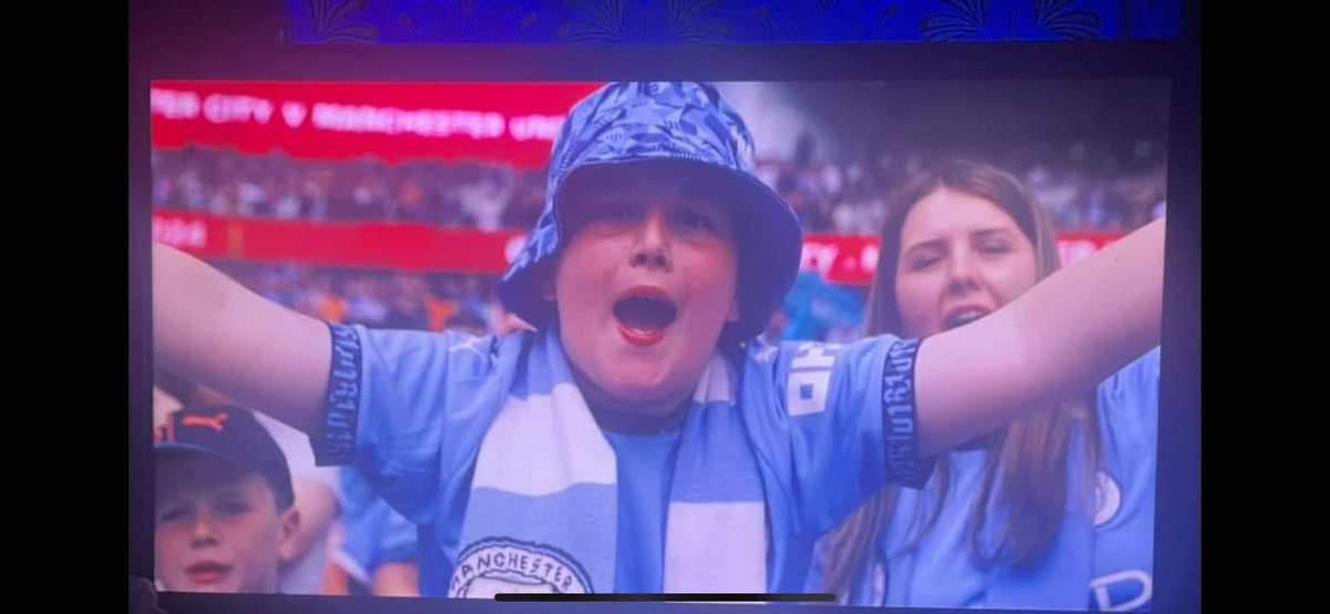 Watching <a href="/BBCOne/">BBC One</a> <a href="/BBCSport/">BBC Sport</a> and spot my 3 kids on the FA cup advert. <a href="/ManCity/">Manchester City</a> 🤣
